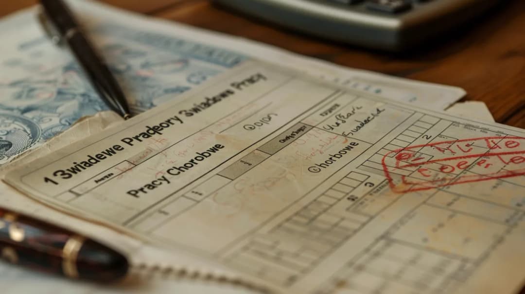 Chorobowe w świadectwie pracy: Co powinno się znaleźć? Rady